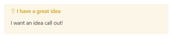 Image from “Making a custom callout.”