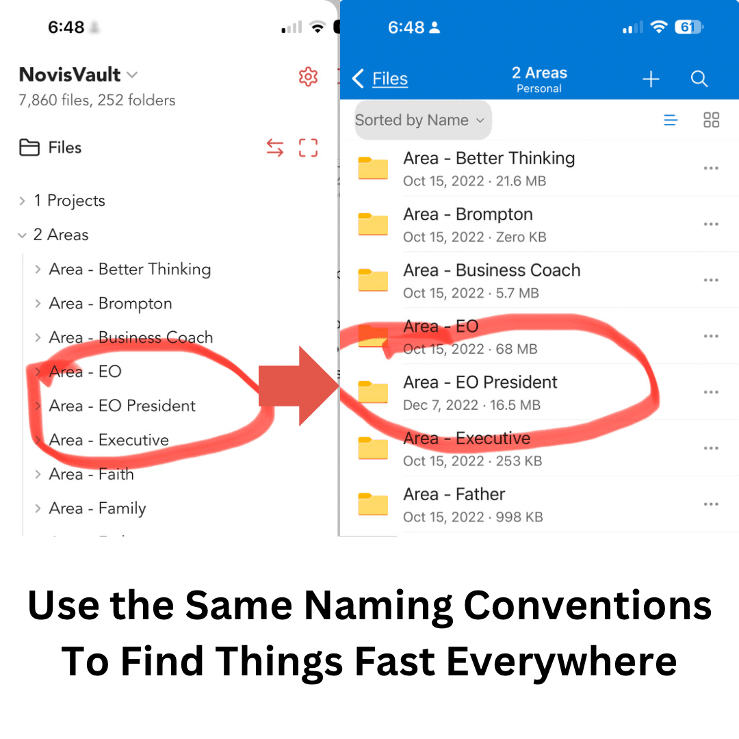 Image from “PARA for real folders.”