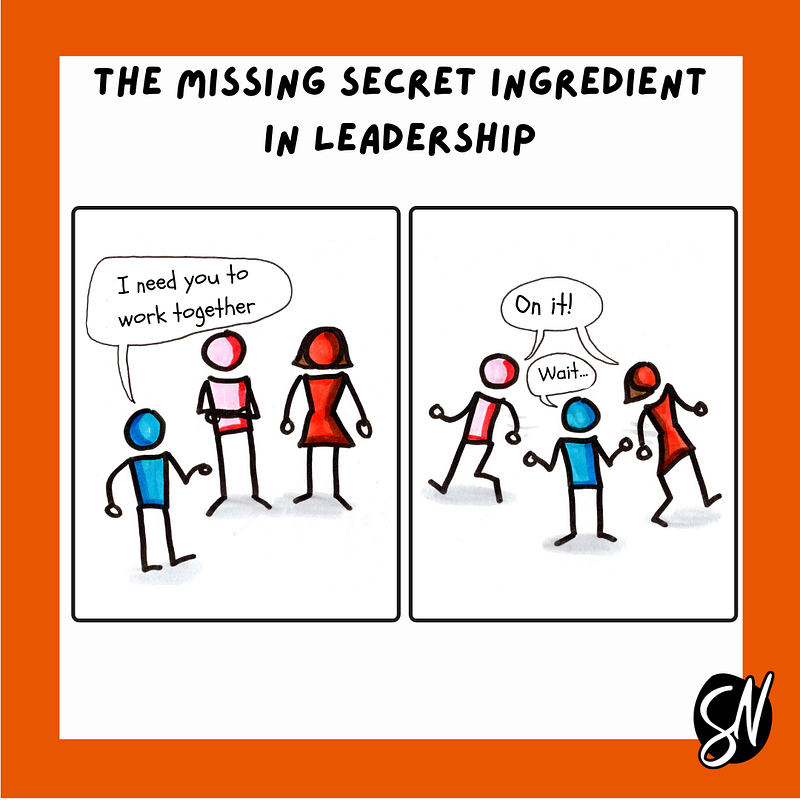 Image from “The Secret Missing Ingredient From Leadership”